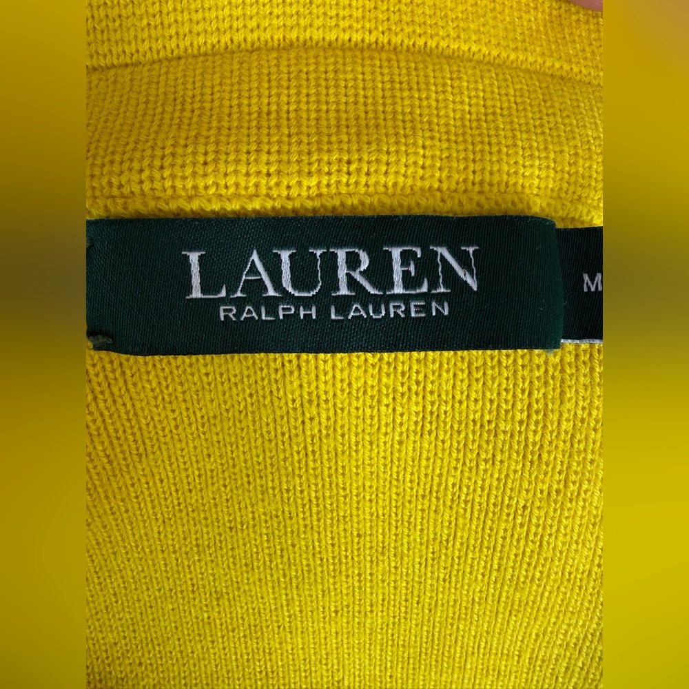 Lauren Ralph Lauren Cotton-Blend Moto Asymmetrical Zip Tailored Jacket SZ-M - Picture 3 of 16